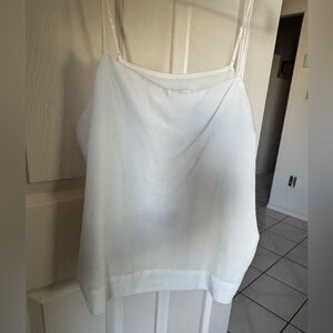 Elegant White Sleeveless Top